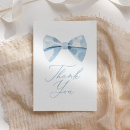 Blue Bowtie Boy Shower Tack Kort