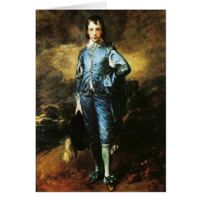 Blue Boy, 1770, av Thomas Gainsborough OBS Kort (Framsidan)