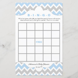 Blue BOY Bingo purse baby dusch TVÅ GAME SET