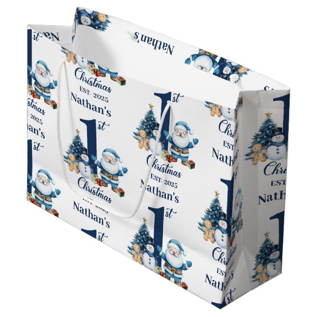 Blue Boy First Christmas  (Framsidan Vinklad)