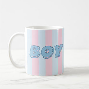 Blue Boy med Rosa Rand Kaffemugg