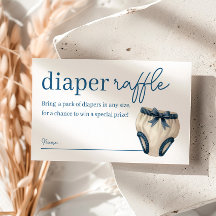 Blue Boy Nalle Baby Shower Raffle