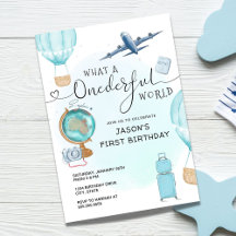 Blue Boy ONEGreat World First Birthday