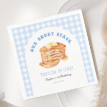 Blue Boy Pancake Breakfast 1:a födelsedagen Party