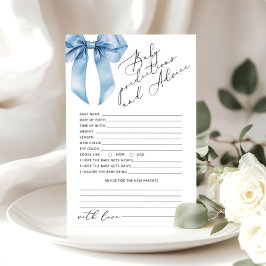 Blue Boy pojke-förutsägelser och rådgivningskort