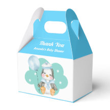 Blue Boy Shower Penguin Animal Favoritbox