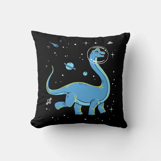 Blue Brachiosaurus Dinos in Space Kudde (Framsida)