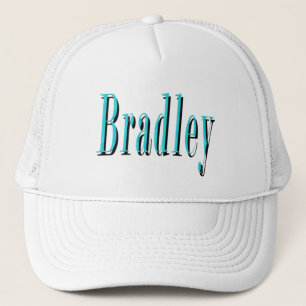 Blue Bradley Namn Logotyp Truckerkeps