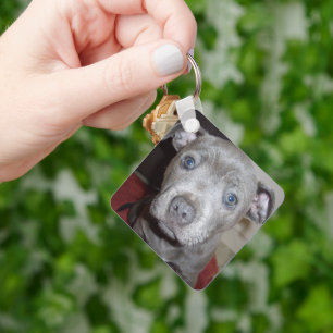 Blue Breed Stafford Bull Terrier Puppy Nyckelring