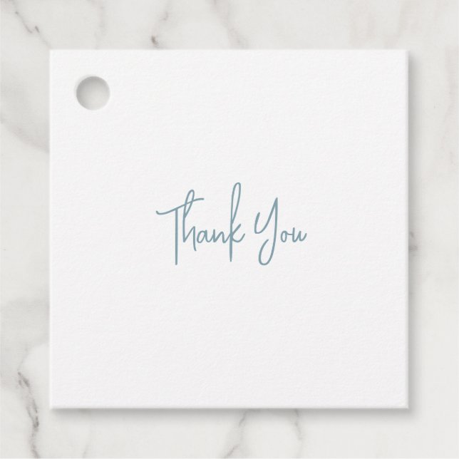 Blue Bröllop Gåvor Etiketter (Framsida)