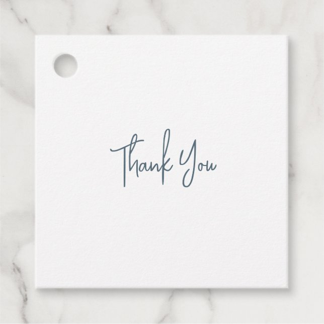 Blue Bröllop Gåvor Etiketter (Framsida)