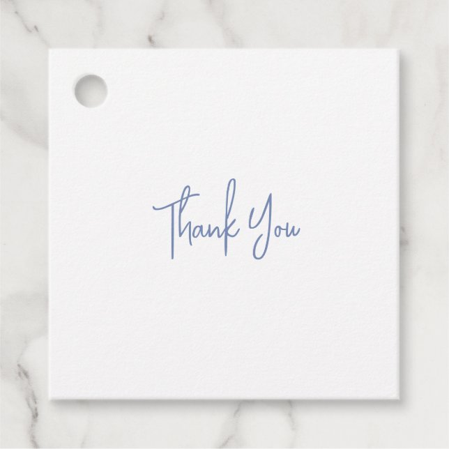 Blue Bröllop Gåvor Etiketter (Framsida)