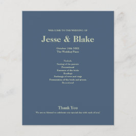 Blue Bröllop med Latticwork Mönster