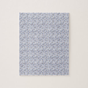 Blue Brown Jigszle Puzzle Pussel