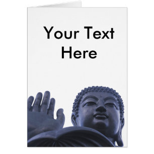 Blue Buddha Hälsningskort