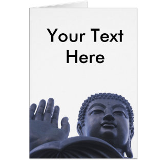 Blue Buddha Hälsningskort
