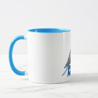Blue Budgie Morsa Mugg
