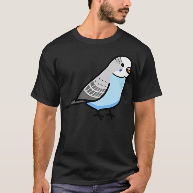 Blue Budgie T Shirt (Framsida)