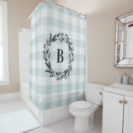Blue Buffalo Check Monogram | Jordbrukshus Bathroo