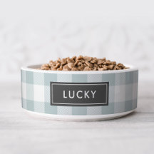 Blue Buffalo Check Monogram | Redigerbar Färg