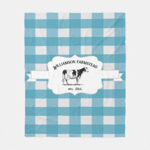 Blue Buffalo Play Farm Cow Fleece Blanket