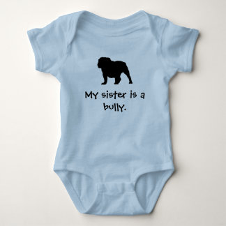 Blue Bully Sister Creeper T-shirt