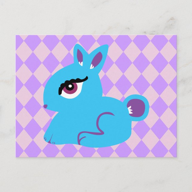 Blue Bunny Vykort (Framsida)