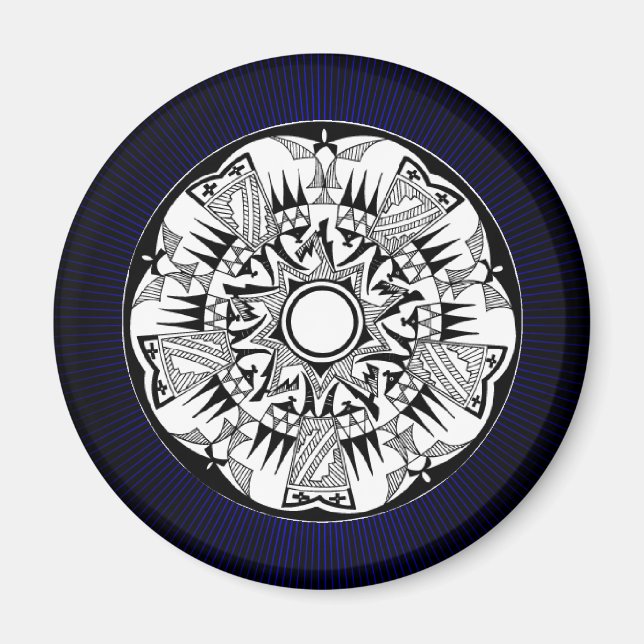 "Blue Burst" Magnet (Framsidan)