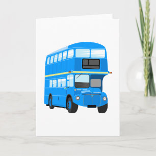 Blue Buss Kort