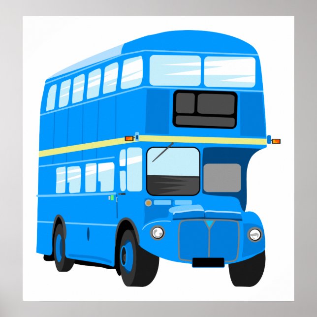 Blue Buss Poster (Framsidan)
