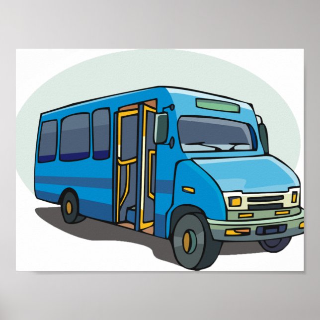 Blue Buss Poster (Framsidan)
