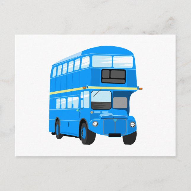 Blue Buss Vykort (Framsida)