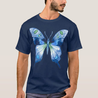Blue Butterfly 2 T Shirt