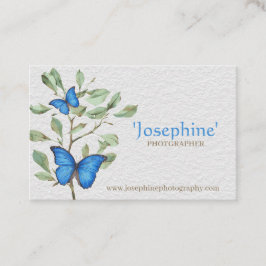 Blue Butterfly - Affärskort Visitkort