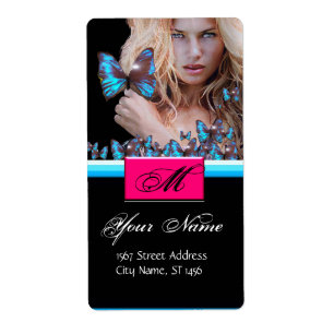 BLUE BUTTERFLY BEAUTY, MAKEUP ARTIST Monogram Fraktsedel