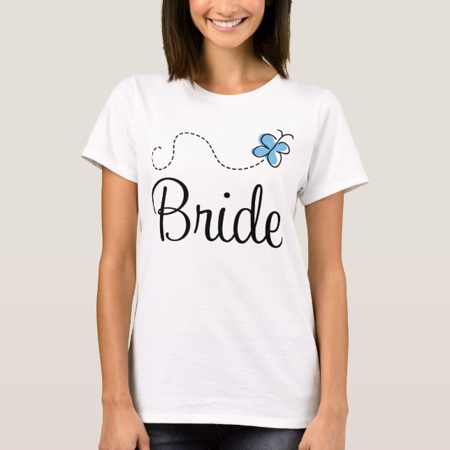 Blue Butterfly Bride Tee (Framsida)