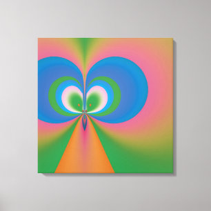 Blue Butterfly Canvastryck