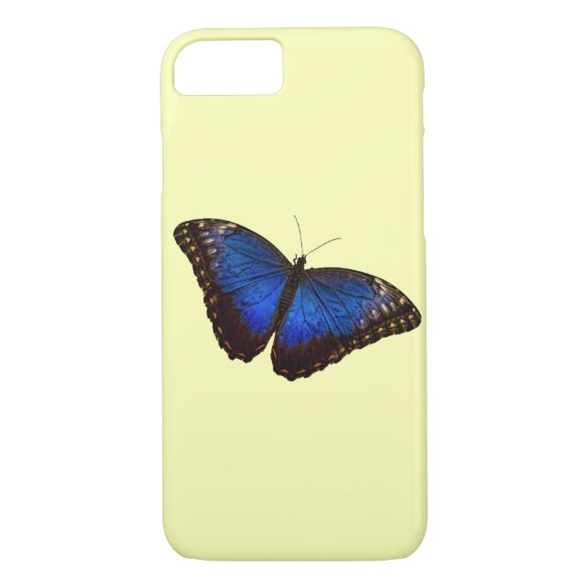Blue Butterfly Case-Mate iPhone Skal (Baksida)