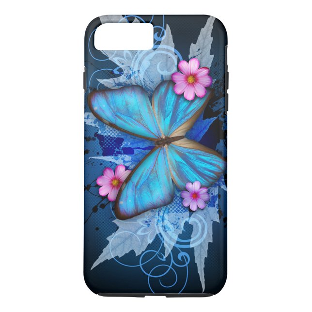 Blue Butterfly Case-Mate iPhone Skal (Blue Butterfly iPhone Cases!)