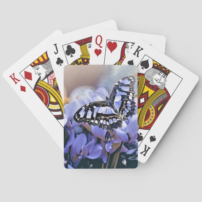 Blue Butterfly Casinokort (Baksidan)
