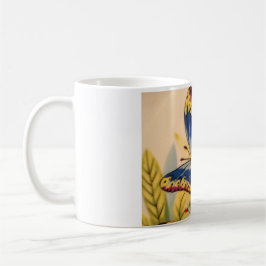Blue Butterfly Coffee Mugg