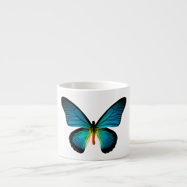 Blue Butterfly Espresso Mugg Espressomugg (Framsidan)