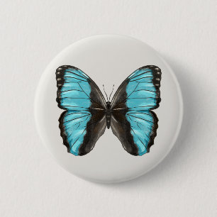 Blue Butterfly Insekt Art Nature Älskare Knapp