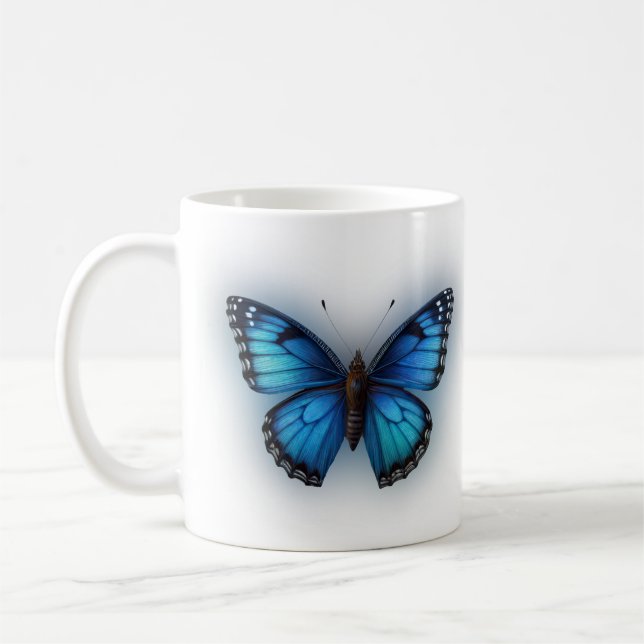 Blue Butterfly Kaffemugg (Vänster)