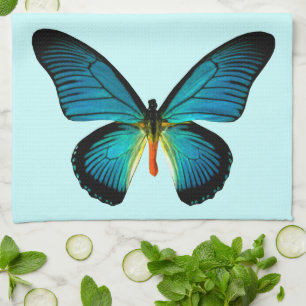 Blue Butterfly Kitchen Towel Kökshandduk