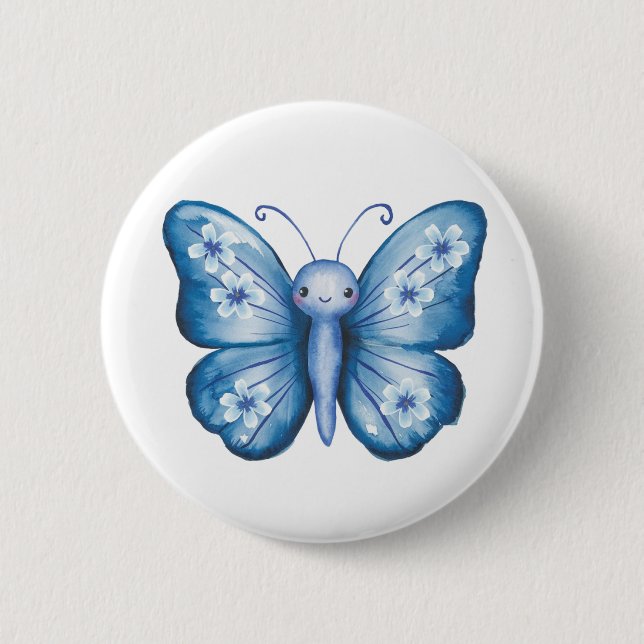 Blue Butterfly Knapp (Framsida)