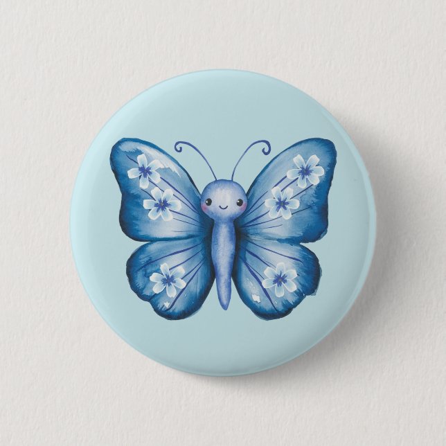 Blue Butterfly Knapp (Framsida)