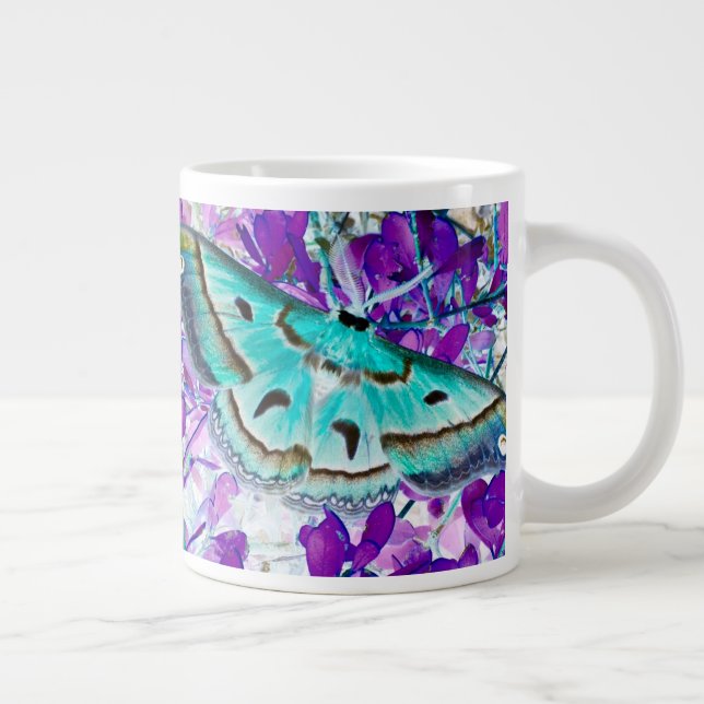 Blue Butterfly Kopp Jumbo Mugg (Höger)