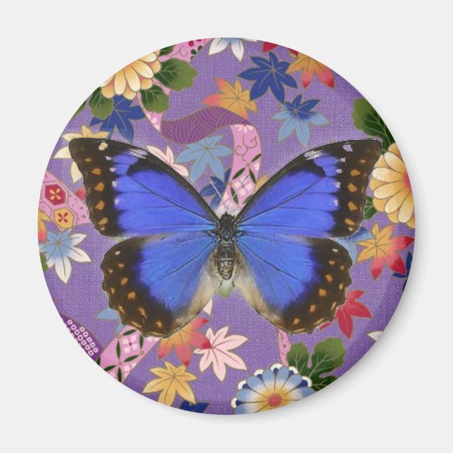 Blue Butterfly Magnet (Framsidan)