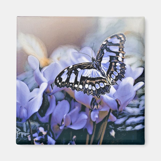 Blue Butterfly Magnet (Framsidan)